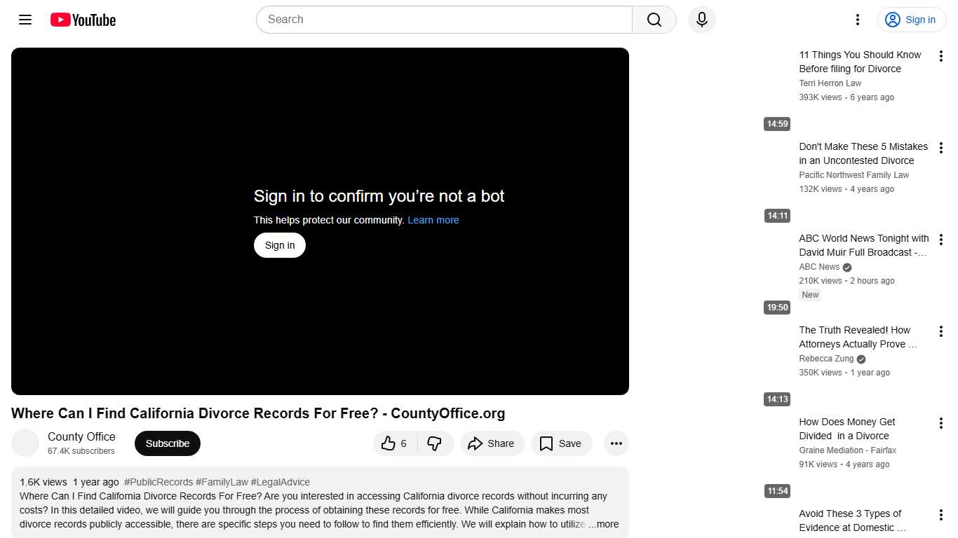 Where Can I Find California Divorce Records For Free? - CountyOffice.org - YouTube