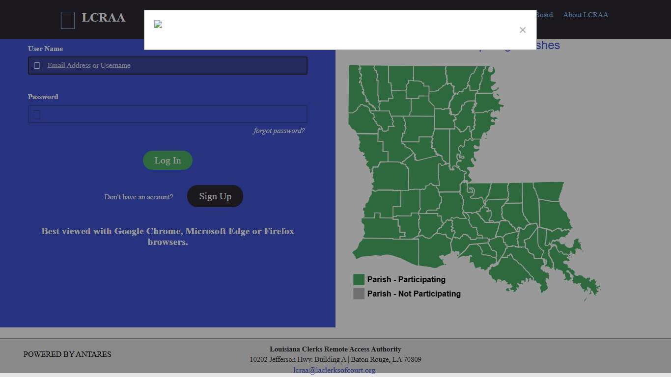Louisiana Land and Marriage Records Search | LCRAA